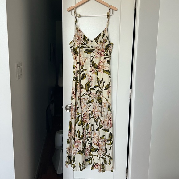 Mara Hoffman Dresses & Skirts - Mara Hoffman cream floral maxi dress in xl